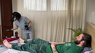 Therapist Gives Oily Handjob And Tight Ass Relief