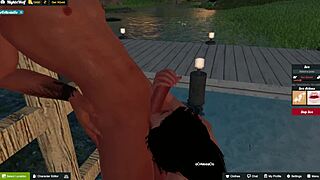 Me And Alexia Enjoy Time At The Resort In 3Dxchat
