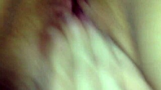 Horny teen fingers wet pussy