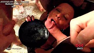 Intense Bukkake Compilation With Massive Cumshots