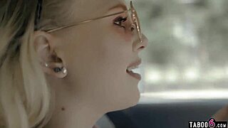 The virgin teen 18+ lies to the guy about her virginity during hardcore blowjob.