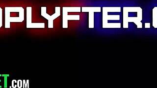 Cute Alt Girl with Braces Tattoo Pierced Nipples Gets Rough Fucking Facial for Stealing