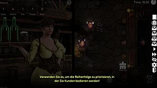 first day as a barmaid in corruption town visual novel