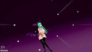 Morrigan Aensland Nude Dance And Sex Hentai Darkstalkers Mmd 3d Clear Blue Hair Clip