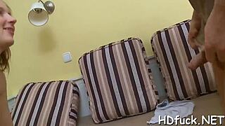 charming girl enjoys hardcore pussy banging in various poses