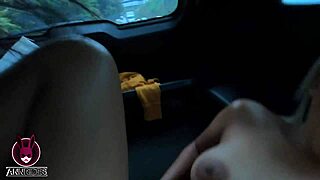 licking sheila ortega's pussy in the car
