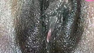 close up ebony elegance masturbation contrasting dark skin and intimate touches