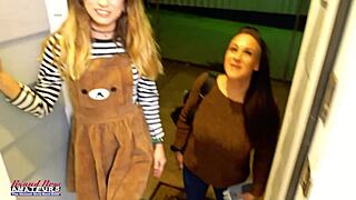 exotic brunette pamela morrison in a casting interview