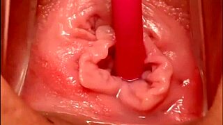 Intriguing close up filming of pink pussy as she orgasms