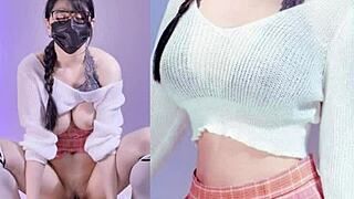 Curvy College Cutie Rides Toys and Squirts Multiple Times in Steamy Night