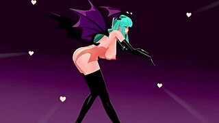 Morrigan Aensland Nude Dance And Sex Hentai Darkstalkers Mmd 3d Clear Blue Hair Clip