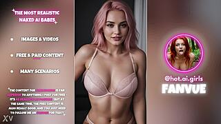 Hot Ai-Generated Babes In Lingerie Pose For Photo Collection