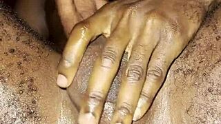 using my big dick on my new sex toy pussy