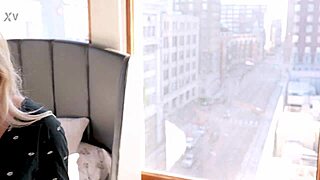 and then i met her at the gym for kissing and licking