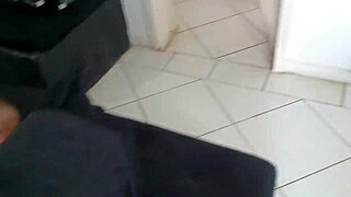 Wow, Greedy Babe At Swing Party!