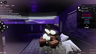 Blanquita submissive slut gets rough bbc sex in roblox condo