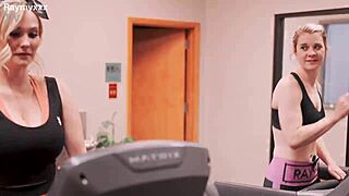 and then i met her at the gym for kissing and licking