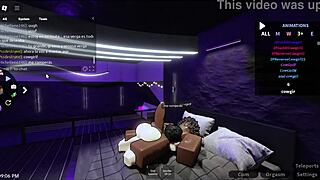 Blanquita submissive slut gets rough bbc sex in roblox condo