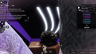 Blanquita submissive slut gets rough bbc sex in roblox condo