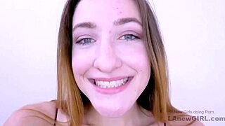 Hey, this high-fashion brunette gets fucked at her audition! 😘