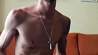 Hey, I just came hard watching that huge Spanish tattooed cock porn!