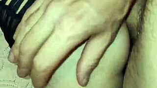 Wow, that skinny milf wife takes a huge cock in her tight ass during amateur homemade fucking!