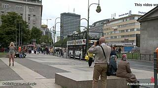 Holy Shit, That Pierced Pussy Blonde Is Getting Hardcore Fucked In Public Outdoors