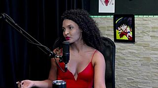 Wow Mia Luz Loves Swinging And Recording For Brazilian Girls In Sheer Red