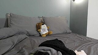 hot petite girlfriend's try on turns into casting without panties