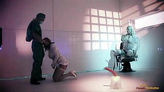 Blonde Hottie Loves Watching A Crazy Chick Fuck With Two Guys