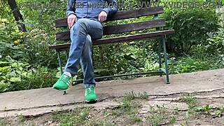 Milf Pissing With Her Legs Spread Wide I Get Excited And Look