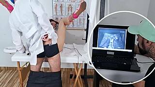 Husband takes wife to gynecologist