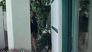 Cute Lesbians Kiss and Make Up