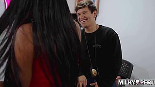 your pinga gonna destoy my horny peruvian concha, folla with a bbc police