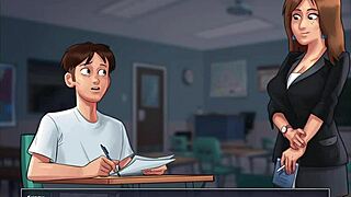 Summertime Saga Teacher Miss Bissette