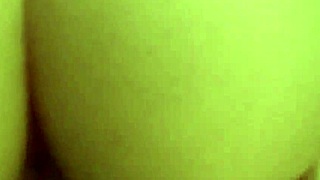 kristen performs a sucking and swallowing act in front of the camera