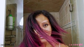 Elegant Brunette Shower