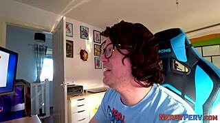 British Newbie Gets Facialized