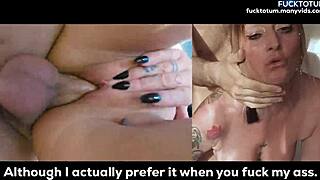 rough anal pounding makes her squirt at min 04 anal creampie he empties the days load into her asshole dirty talk eng sub