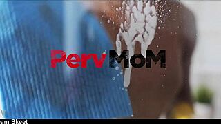 Guy Walks in on Milf Riding Big Dildo