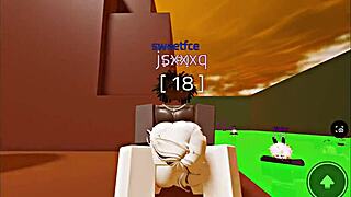 The guy casually fucks a hot chick during fun combat