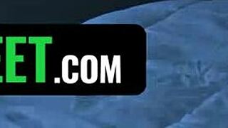 Guy Walks in on Milf Riding Big Dildo