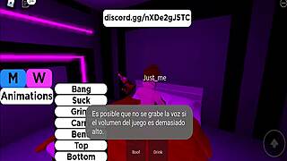 in the roblox game, i was fucking my little slut hard and deep