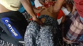 Want to see desi threesome with big black cock?