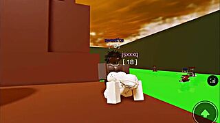 The guy casually fucks a hot chick during fun combat