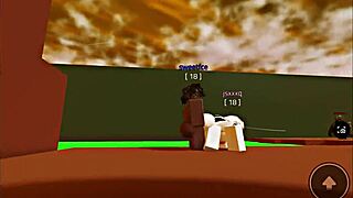 The guy casually fucks a hot chick during fun combat