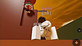 The guy casually fucks a hot chick during fun combat