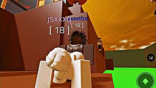 The guy casually fucks a hot chick during fun combat