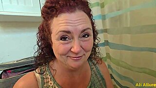 Ali allure has her stepson shave her pussy trailer - watch full on red