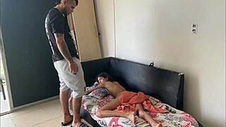 Le Interrumpo Su Sueño Y Termino Follandale Su Rico Coño Apretado Historia Completa, Pretty Latina Goddess Dominated